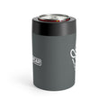 Gray Logo Can Cooler – Insulated Slim Can Holder with White Emblem - COY-OTE 