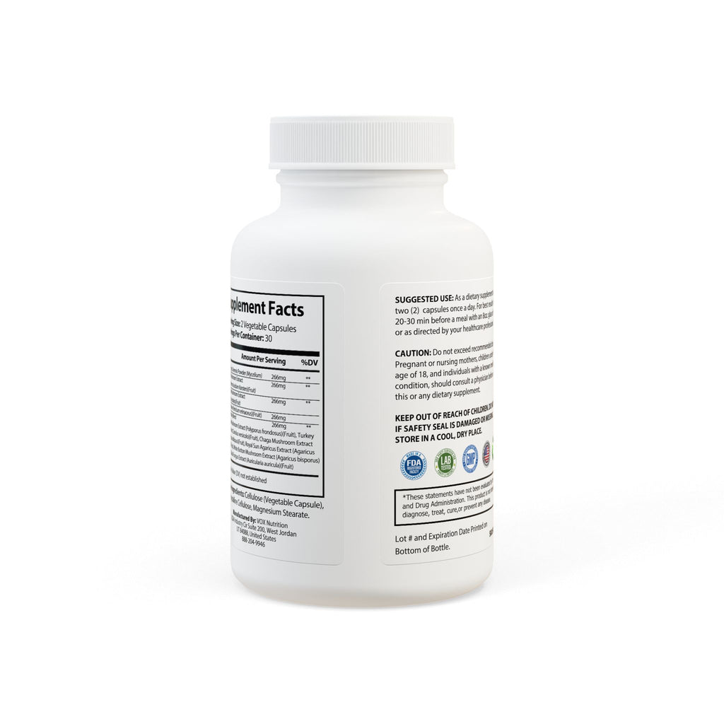 Mushroom Blend Supplement (60 Capsules) - COY-OTE 