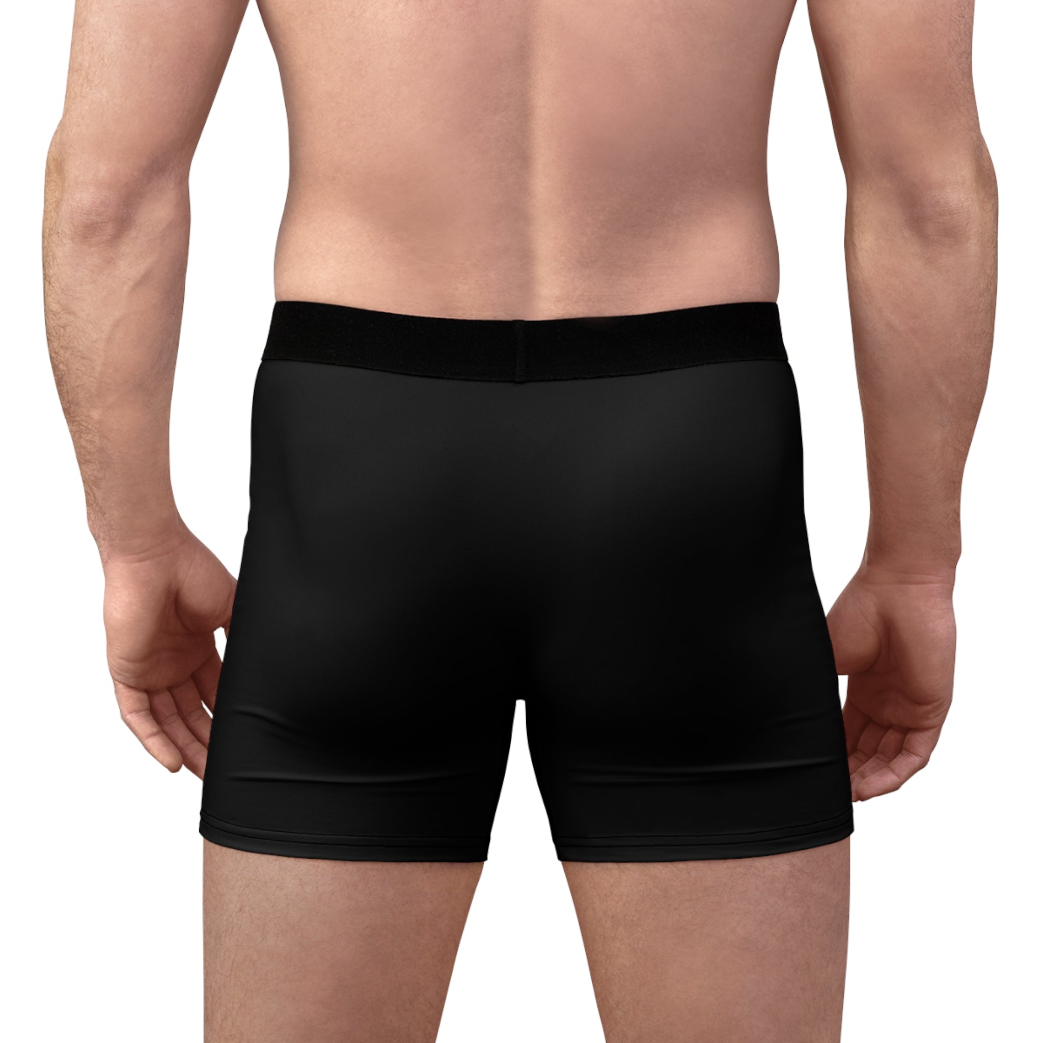 Coyote Cowboy Boxer Briefs — Men’s Black Graphic Underwear - COY-OTE 
