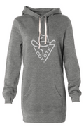 COY-OTE Hooded Sweatshirt Dress
