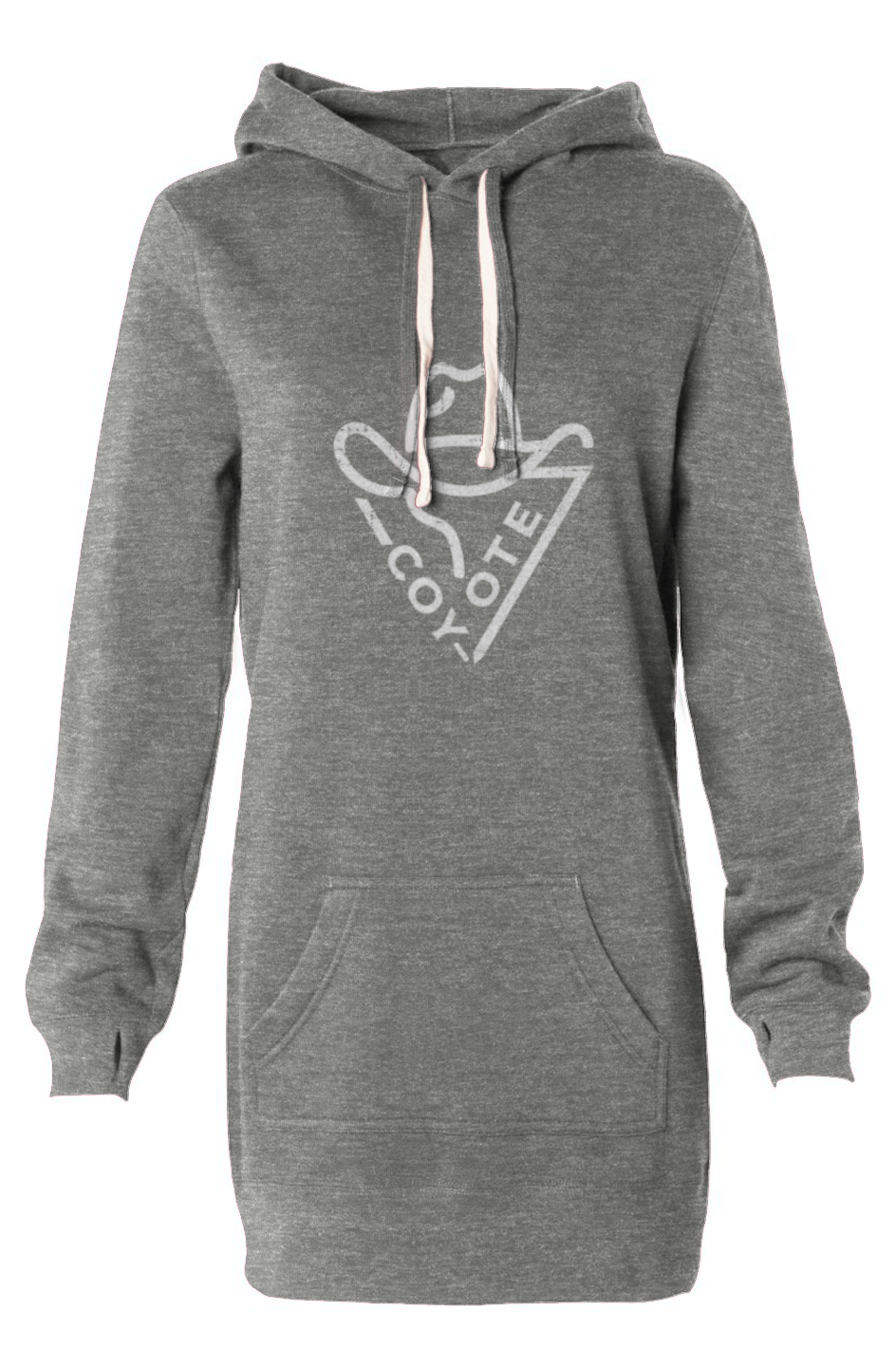 COY-OTE Hooded Sweatshirt Dress