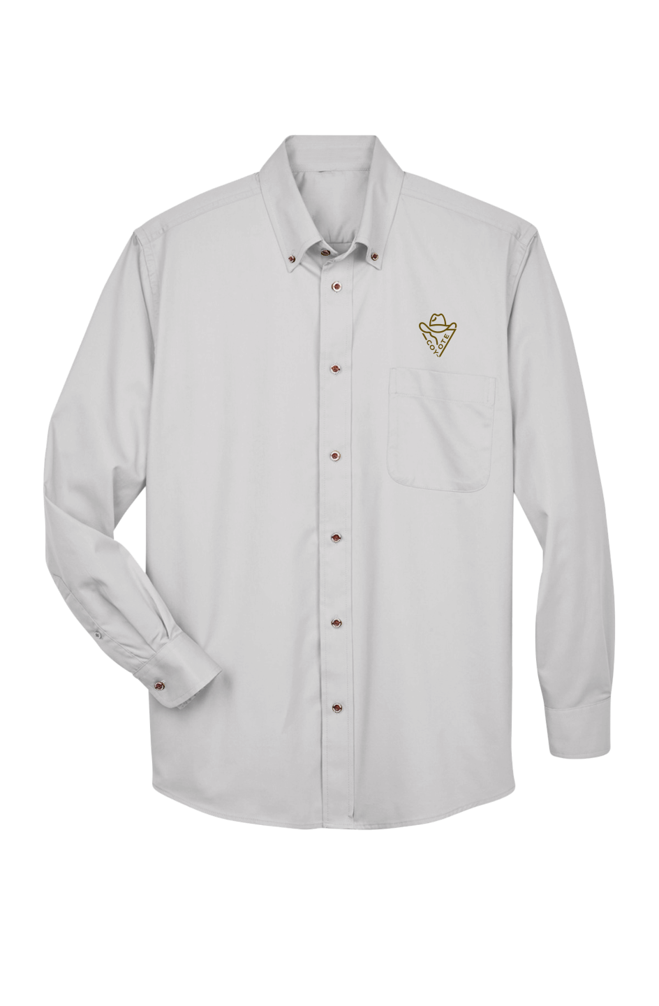 Mens Long-Sleeve Twill Shirt