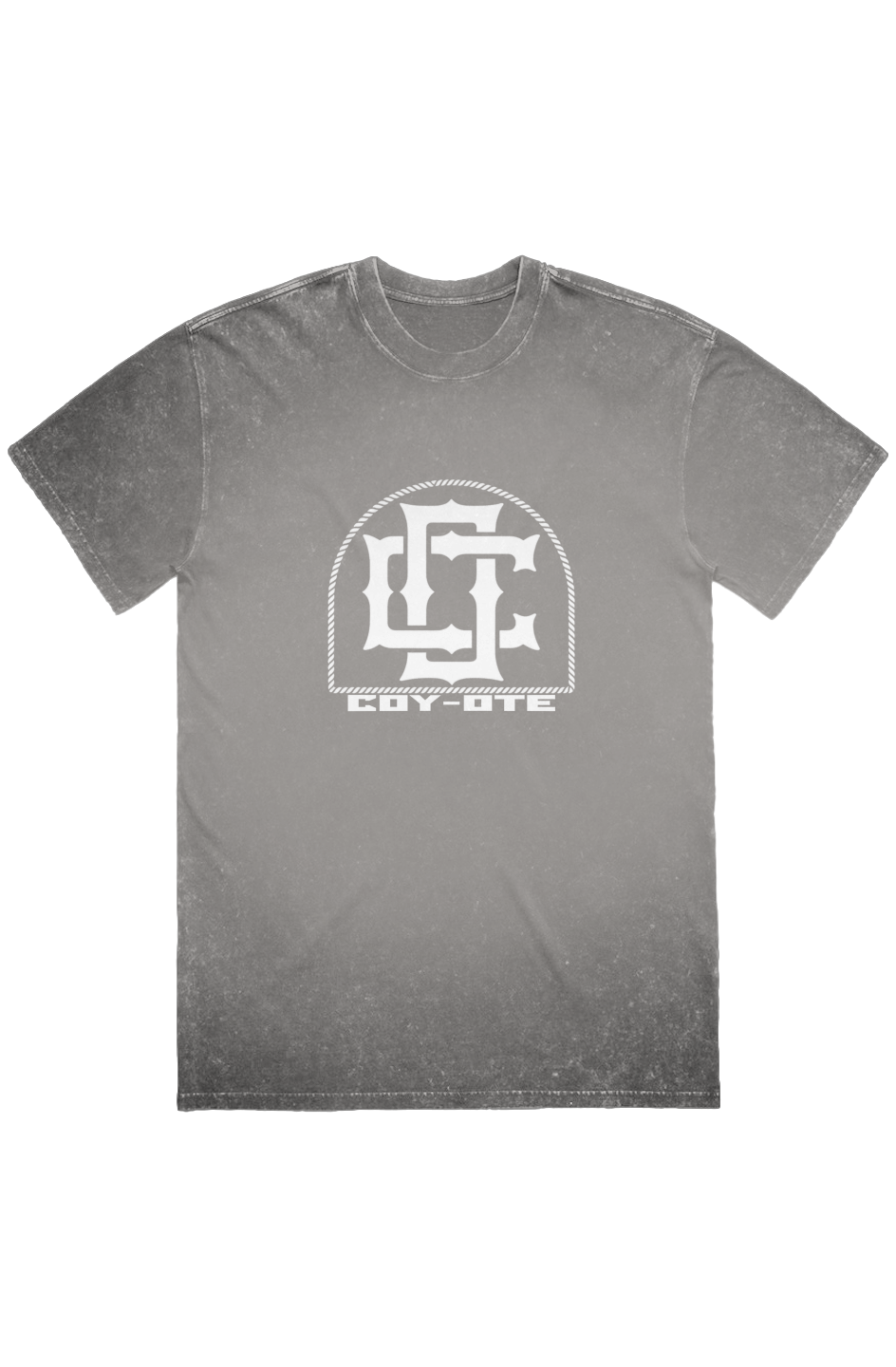 COY-OTE stone faded ROPE LOGO
