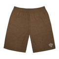 Brown Surf Heart Logo Board Shorts — Men's Casual Beach Swim Trunks - COY-OTE 