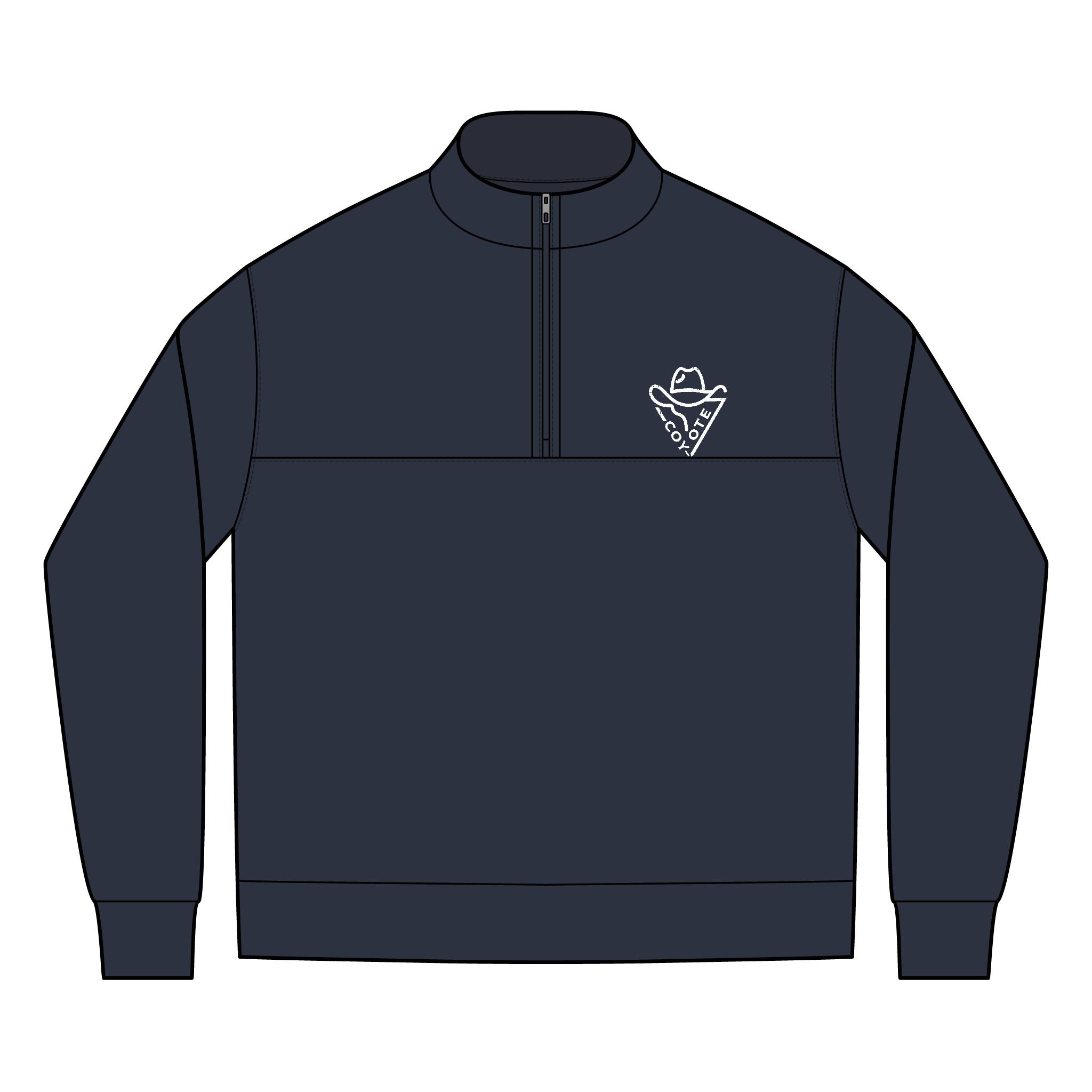 COY-OTE LOGO Quarter-Zip (Embroidery) - COY-OTE 