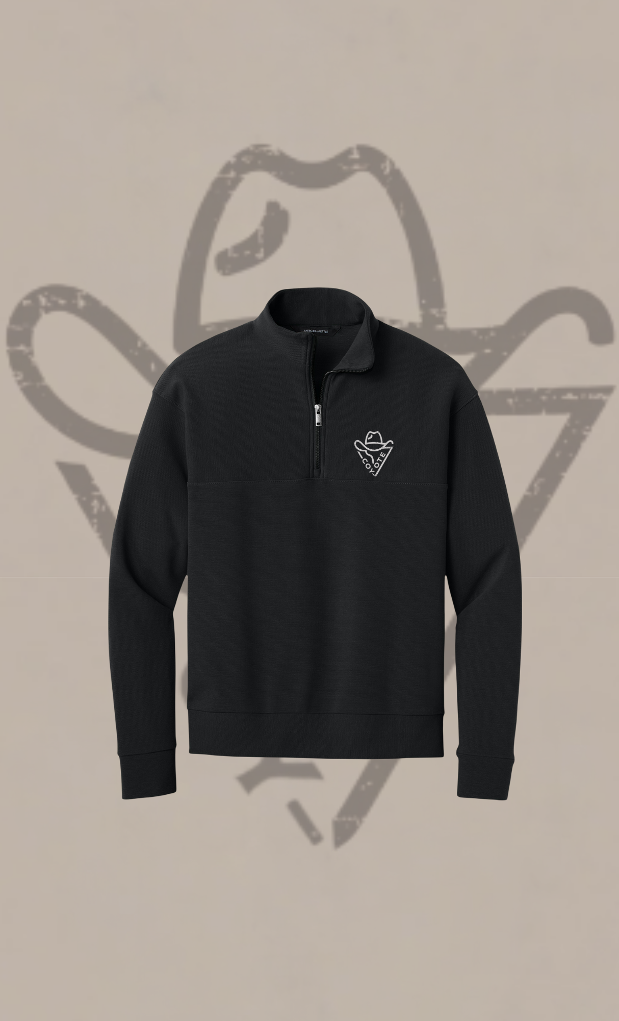 COY-OTE LOGO Quarter-Zip (Embroidery) - COY-OTE 