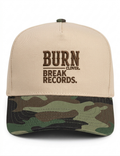 Apliiq Burn Clover hat featuring a stylish brim and embroidered clover design on a casual, adjustable hat.