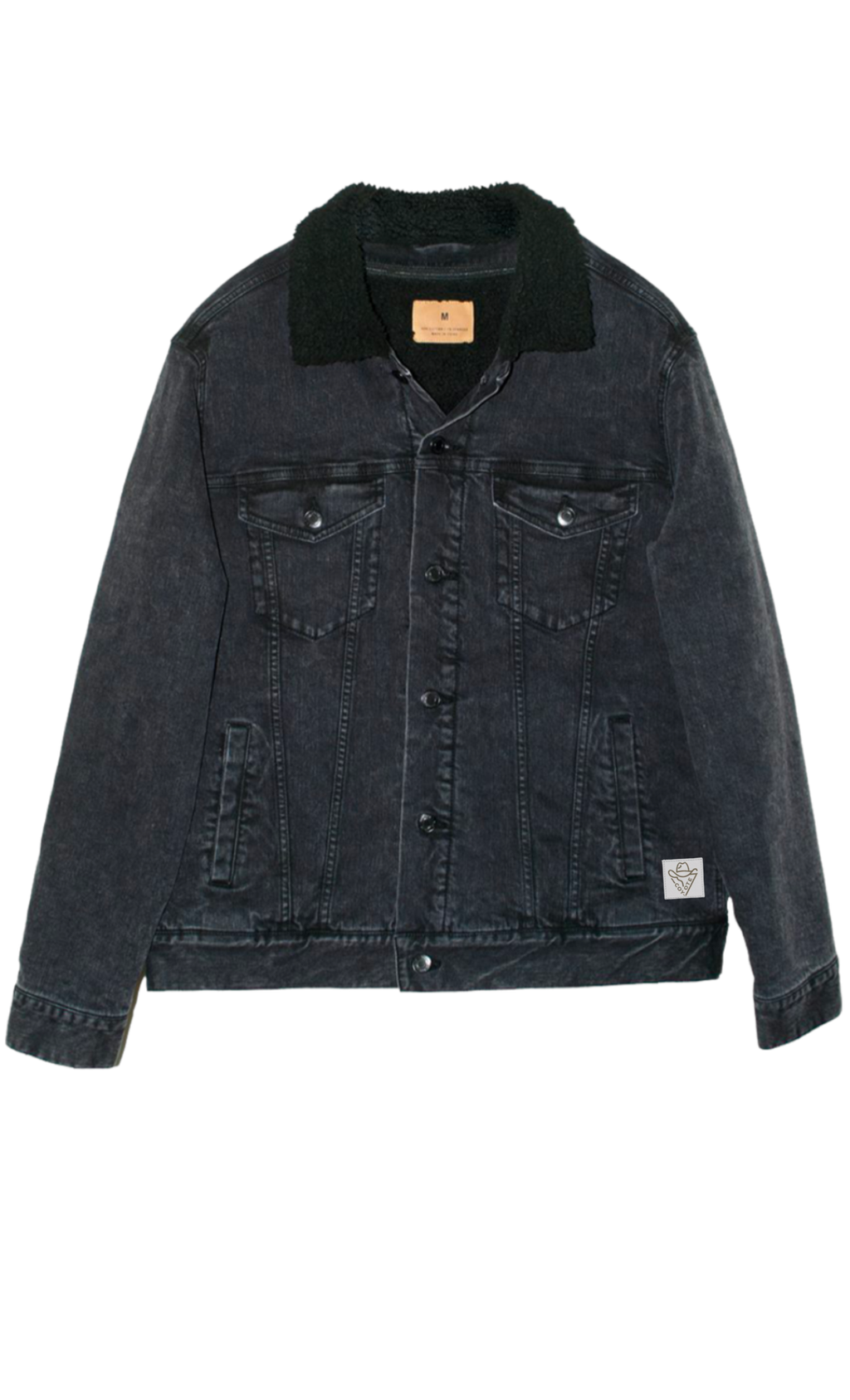 COY-OTE PATCH Sherpa Lined Denim Jacket - COY-OTE 