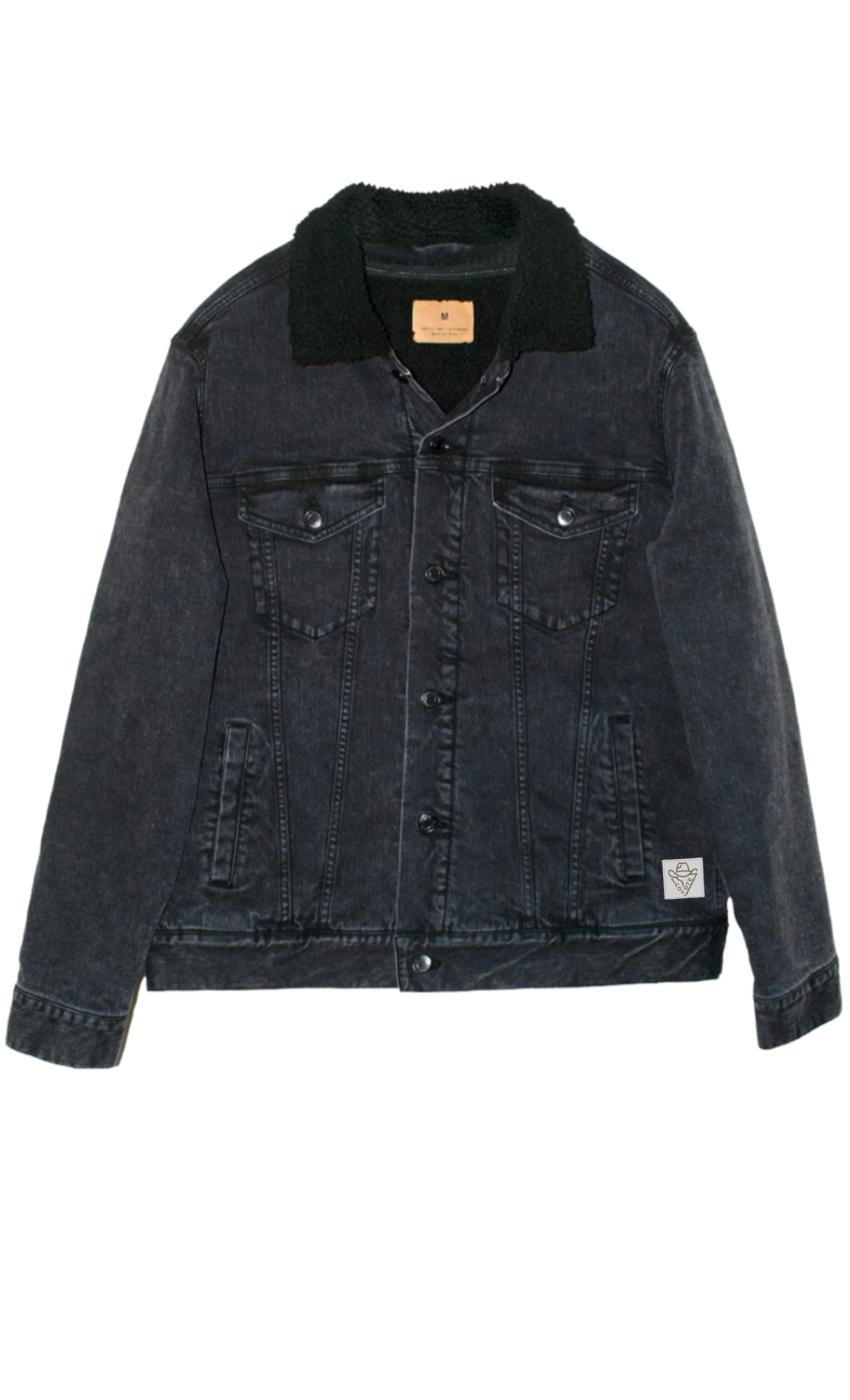 COY-OTE PATCH Sherpa Lined Denim Jacket - COY-OTE 